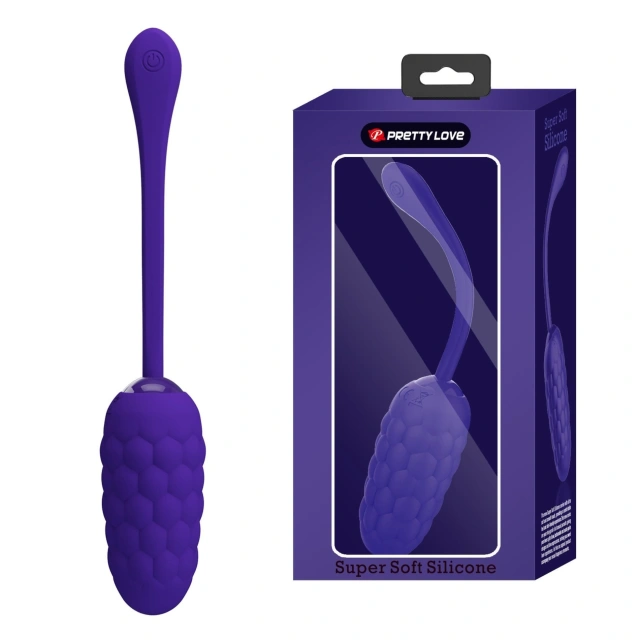Stymulator Łechtaczki Marina EGG Purple 12 Vibration Functions Pretty Love Fioletowy | 100% ORYGINAŁ| DYSKRETNA PRZESYŁKA
